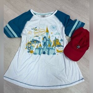 Disney Parks Shirt and Hat